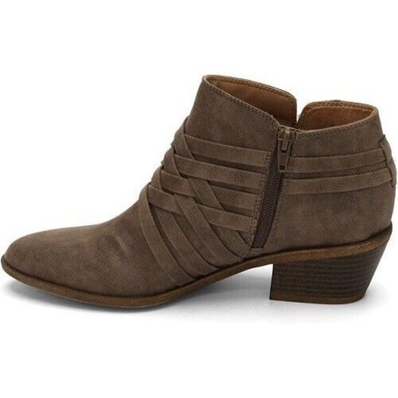 Lifestride Arden Prairie Faux Suede Traveler Ankle Booties Women's Ash Size 7.5M - Picture 3 of 7